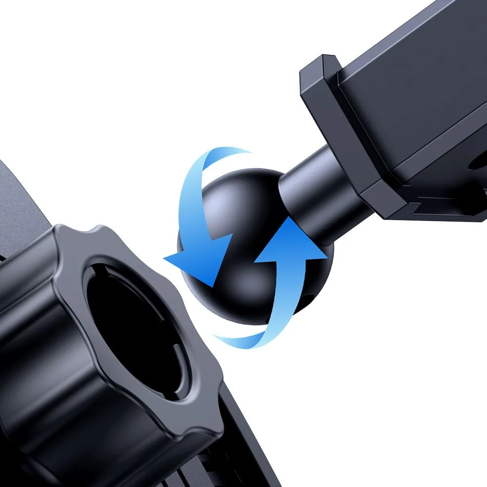 USAMS βάση smartphone αυτοκινήτου ZJ086 για ταμπλό/παρμπρίζ, μαύρη — εικόνα 6