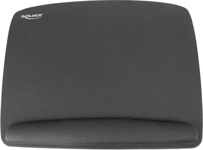 DELOCK mousepad για laptop με στήριγμα καρπού 12601, 320x420mm, μαύρο — εικόνα 3