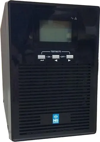 NG ON-Line UPS 1000VA, PF 0.98, 2 Schuko, 2 x 12V9A, USB, RS232, RJ45, οθόνη