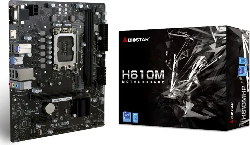 BIOSTAR μητρική H610MHP, 2x DDR4, s1700, USB 3.2, uATX, GbE, Ver. 6.1 — εικόνα 4