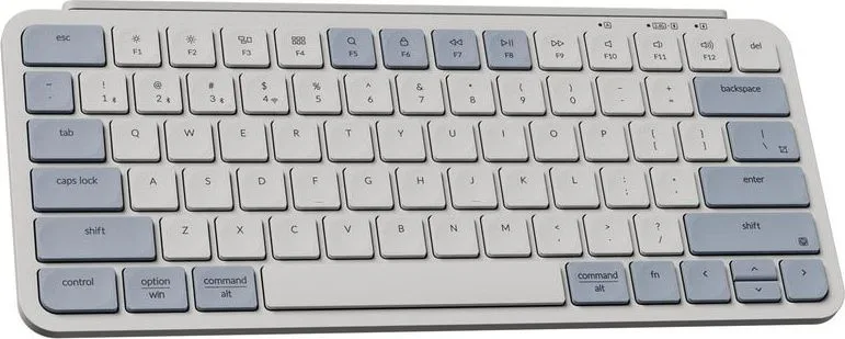 Keychron B1 Pro (B1P-K11) Ultraslim Mini Wireless BT Keyboard ZMK Online customize Retro Blue 75% US — εικόνα 2