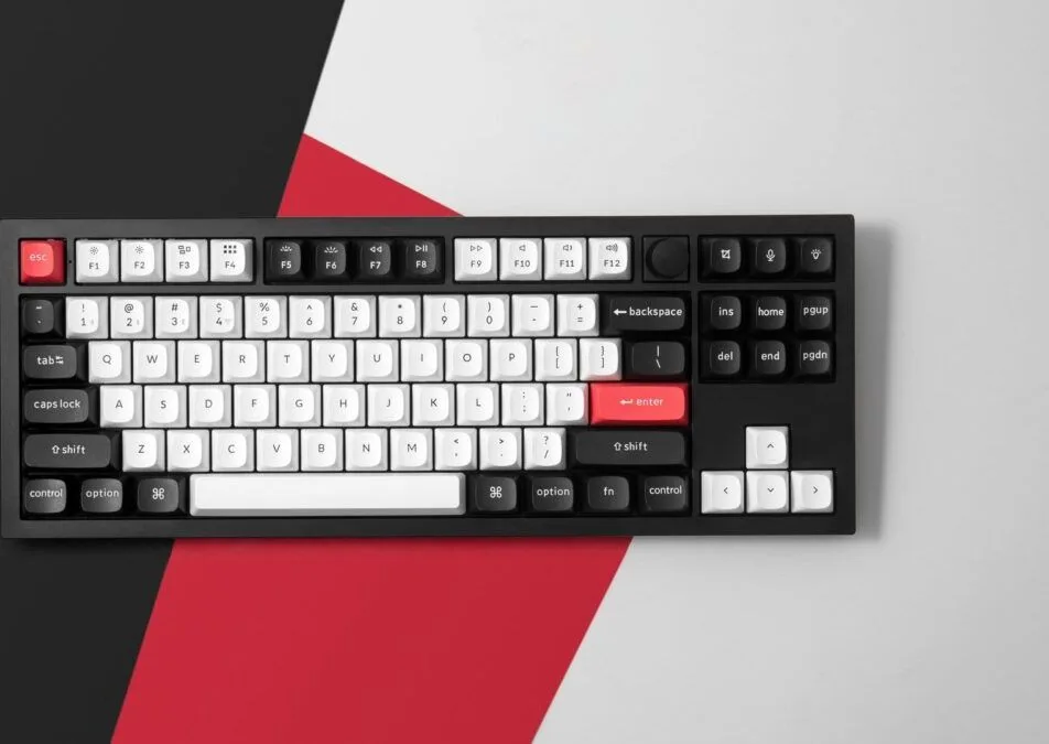 Keychron Q3 HE (Q3H-M1) QMK Wireless Custom Hall Effect Keyboard Purple Switch 80% US Layout — εικόνα 4