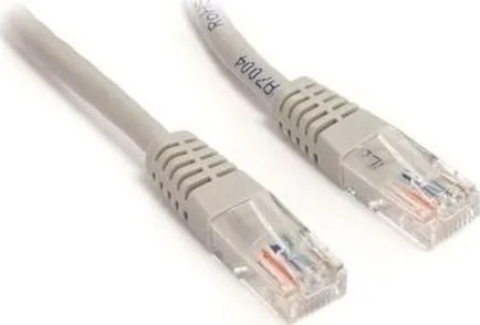 U/UTP Cat.5e (Gigabit) Καλώδιο Δικτύου Ethernet 0.5m Γκρι — εικόνα 2