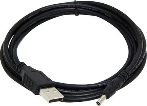 USB AM TO 3,5mm POWER PLUG CABLE 1,8m BLACK