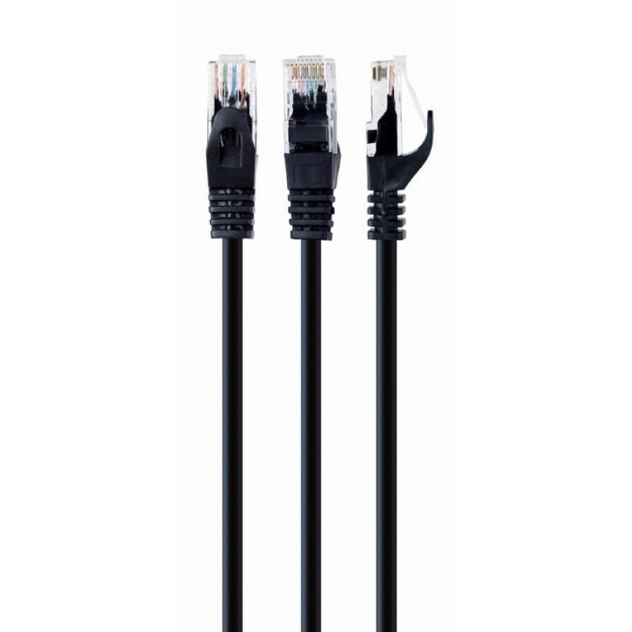 CABLEXPERT ΚΑΛΩΔΙΟ UTP CAT6 0.5m, ΜΑΥΡΟ