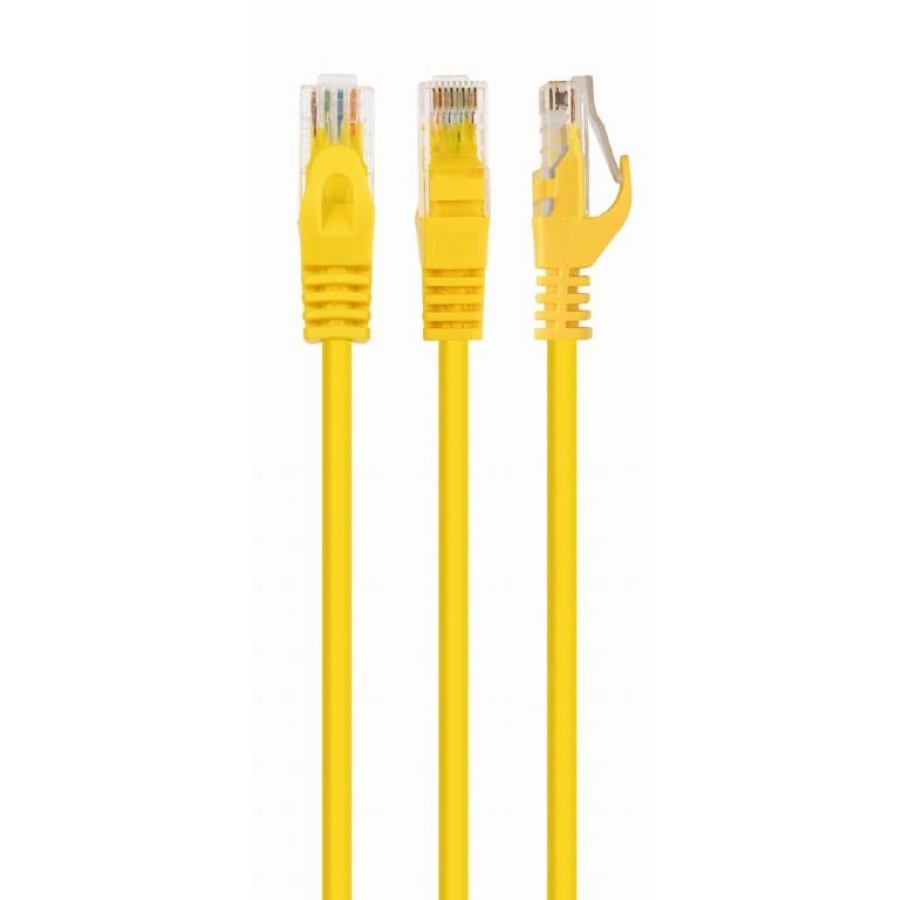 CABLEXPERT ΚΑΛΩΔΙΟ UTP CAT6 0.25m, ΚΙΤΡΙΝΟ