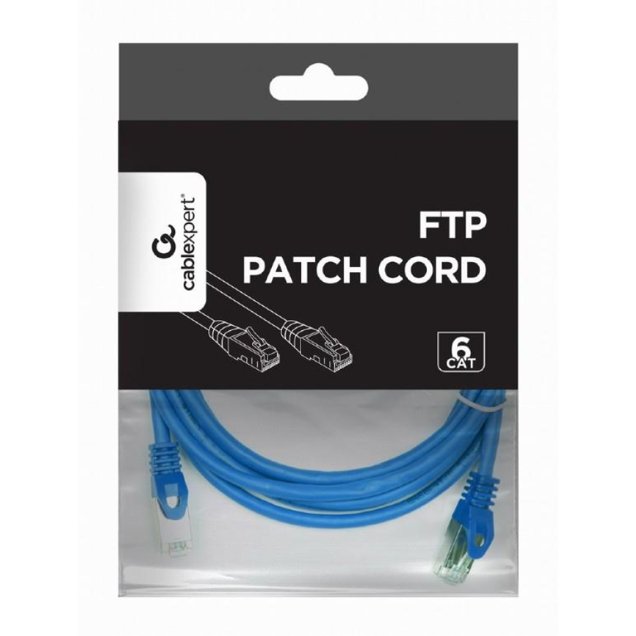 CABLEXPERT ΚΑΛΩΔΙΟ FTP CAT6 3m, ΜΠΛΕ - Image 2