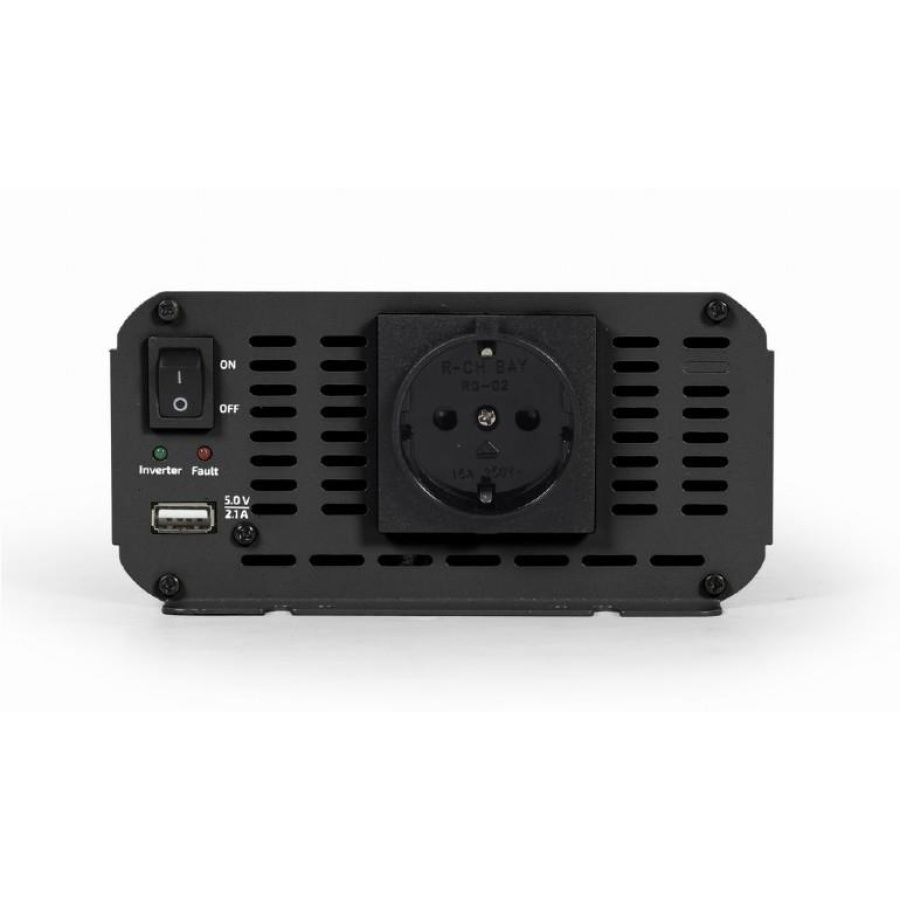 ENERGENIE 12 V INVERTER ΑΥΤΟΚΙΝΗΤΟΥ 800W, 1 SCHUKO, 1 USB2.1A - Image 2