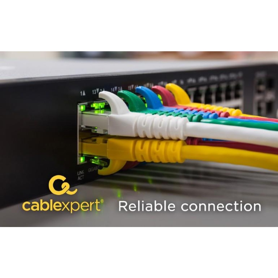 CABLEXPERT ΚΑΛΩΔΙΟ S/FTP CAT6A 0.25m, LSZH, ΓΚΡΙ - Image 2