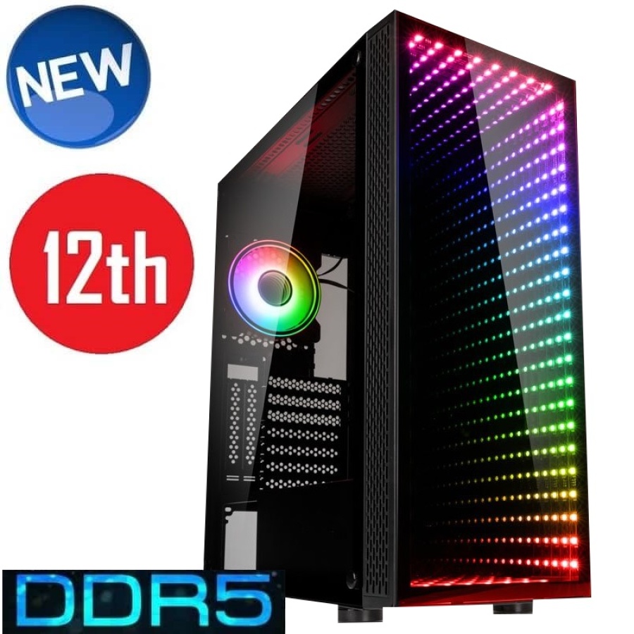 KOLINK ARGB RIFT TOWER i5 (12th Gen) up to 4.4GHz 32GB RAM 1TB M.2 NVMe RTX3050 8GB