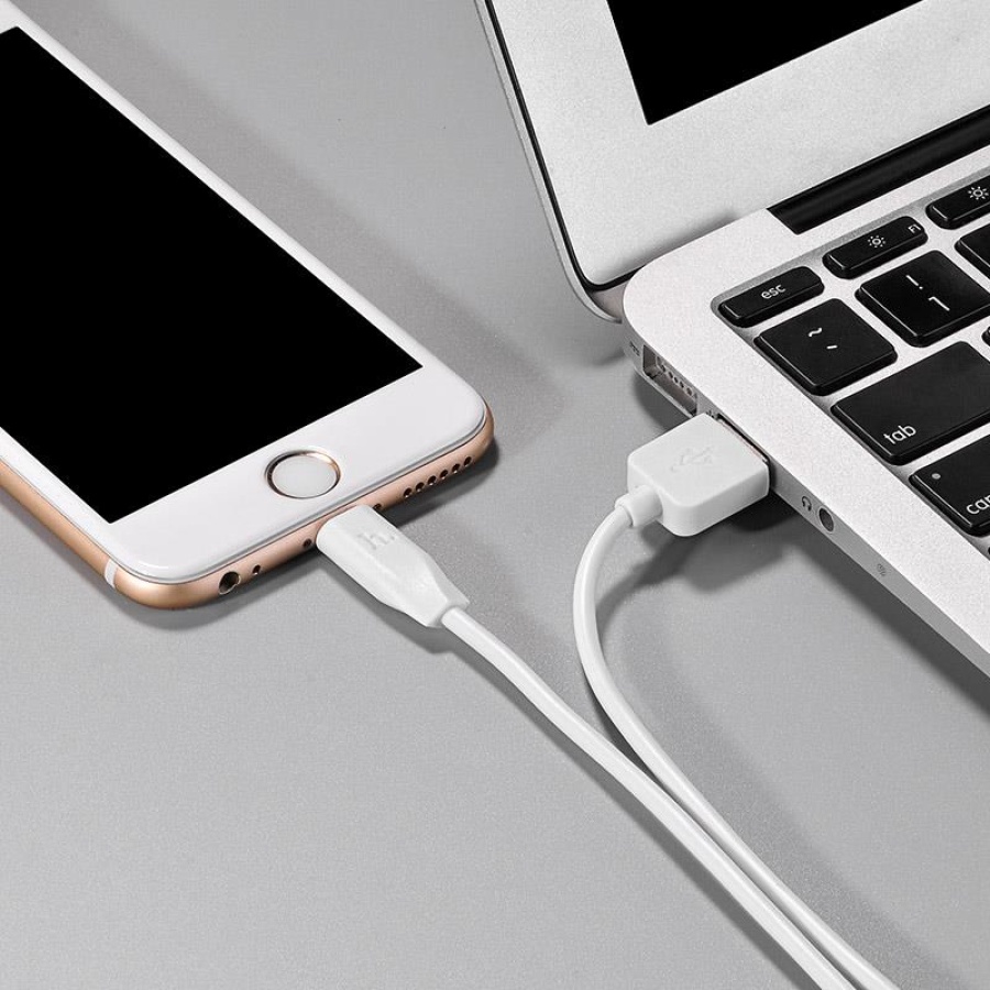 HOCO X1 ΚΑΛΩΔΙΟ LIGHTNING USB 1m, ΛΕΥΚΟ - Image 2