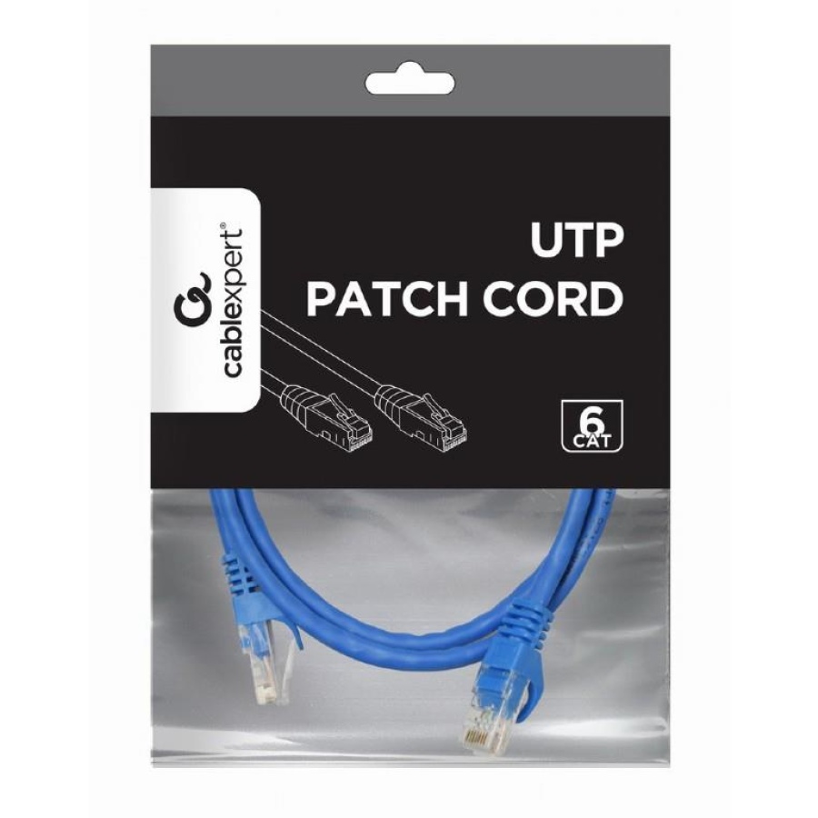 CABLEXPERT ΚΑΛΩΔΙΟ UTP CAT6 1m, BLUE