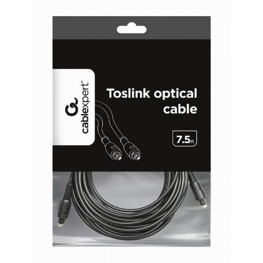 CABLEXPERT ΚΑΛΩΔΙΟ TOSLINK OPTICAL , 7,5m