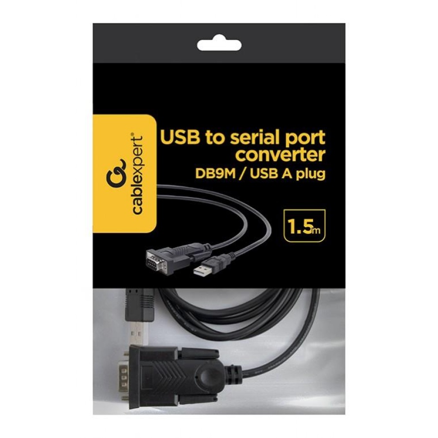 CABLEXPERT ΚΑΛΩΔΙΟ ΜΕΤΑΤΡΟΠΗΣ USB ΣΕ DB9M SERIAL PORT 1.5m