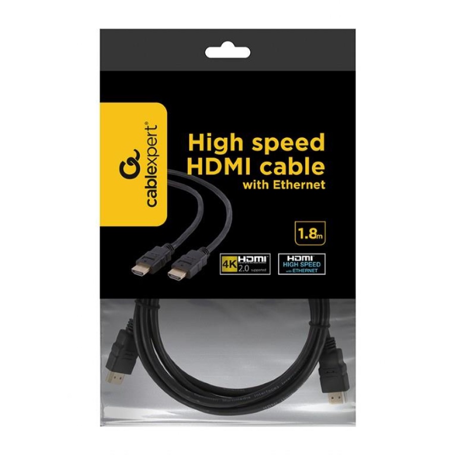 CABLEXPERT ΚΑΛΩΔΙΟ HDMI v2.0 MALE-MALE 1.8m - Image 3