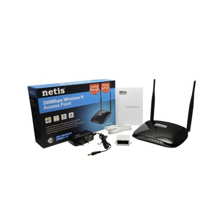 NETIS ACCESS POINT WF2220, 300Mbs WIRELESS N, 2x5dBI DETACHABLE - Image 3