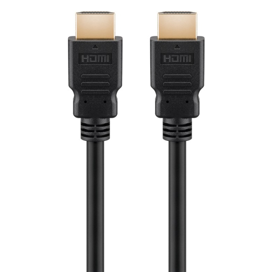 GOOBAY καλώδιο HDMI 2.1 41081, Ethernet ARC, 8K/60Hz 48Gbps, 0.5m, μαύρο - Image 3