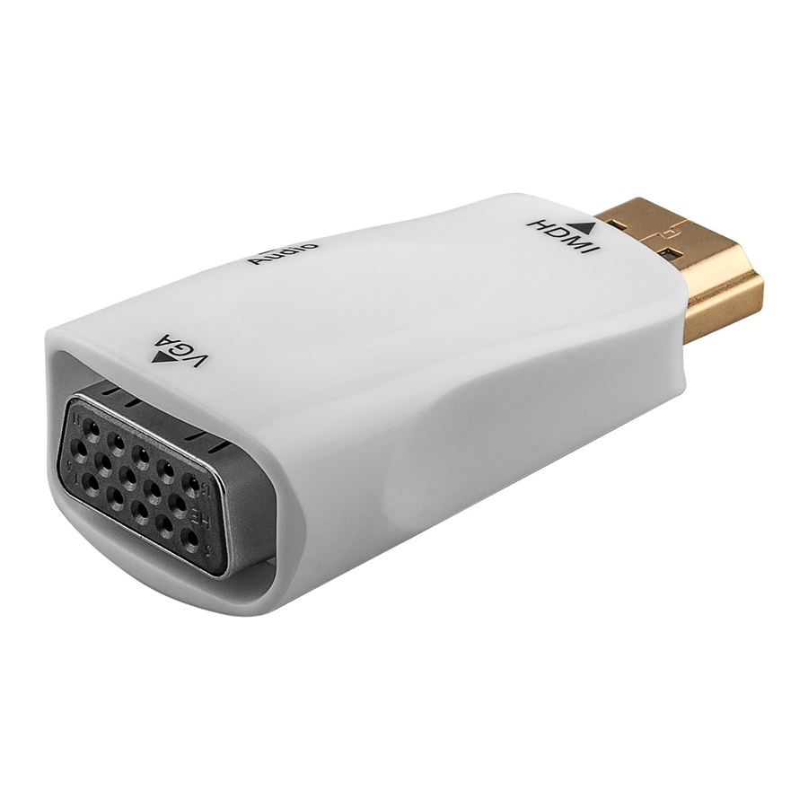 GOOBAY αντάπτορας HDMI σε VGA 44793 με 3.5mm, 1080p/60Hz, λευκός - Image 2