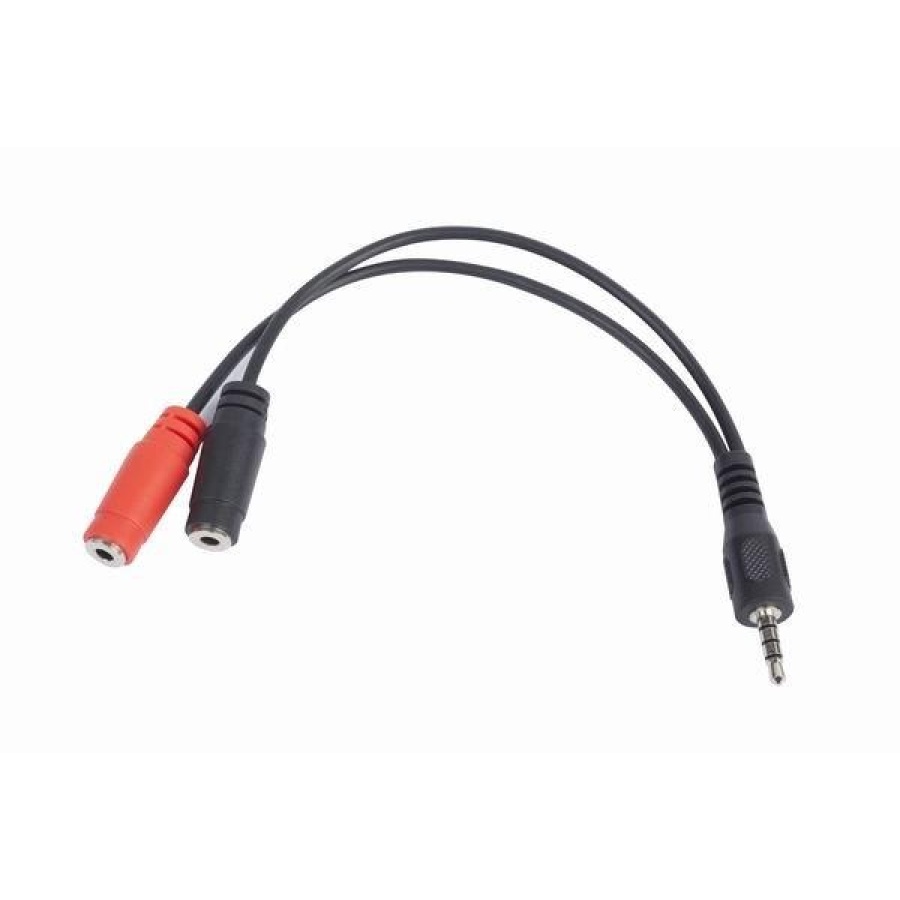 CABLEXPERT ΚΑΛΩΔΙΟ ΗΧΟΥ 3.5mm 4-PIN ΑΡΣΕΝΙΚΟ ΣΕ 3.5mm STEREO+MIC