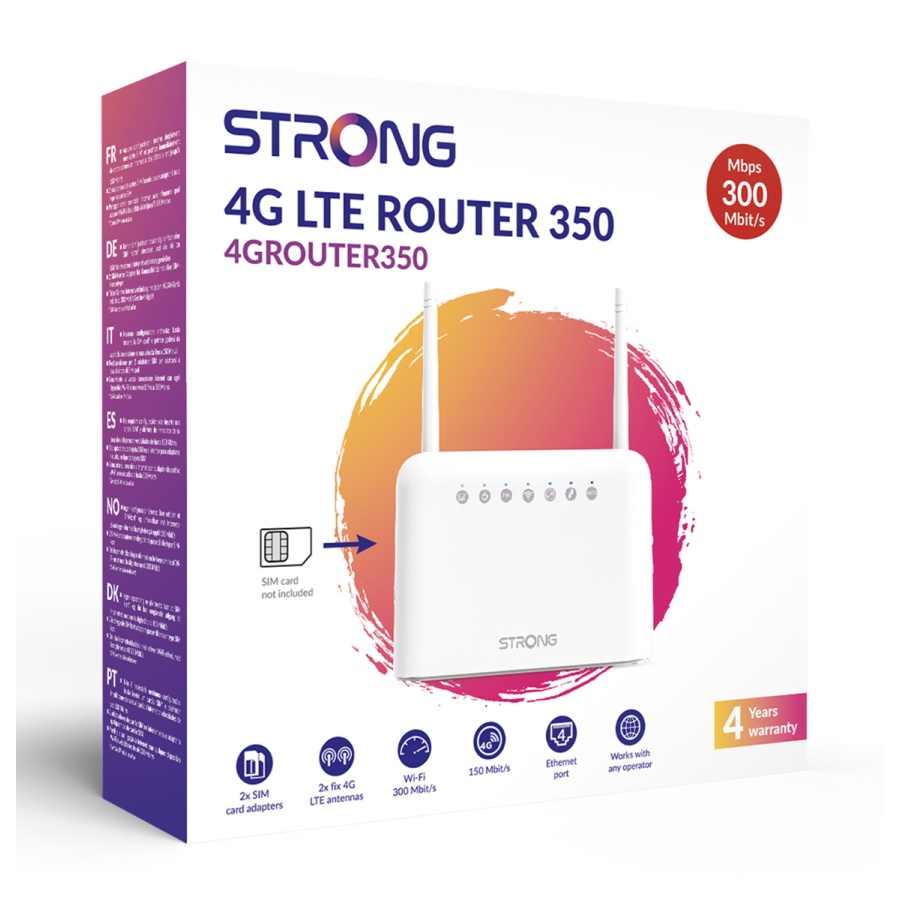 STRONG router 4GROUTER350, 4G LTE 150Mbps, WiFi 300Mbps, LAN 100Mbps - Image 7