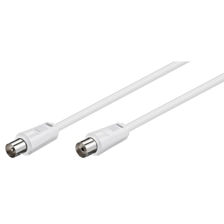 GOOBAY καλώδιο κεραίας αρσενικό σε θηλυκό 50125, <70 dB, CCS, 20m, λευκό - Image 2