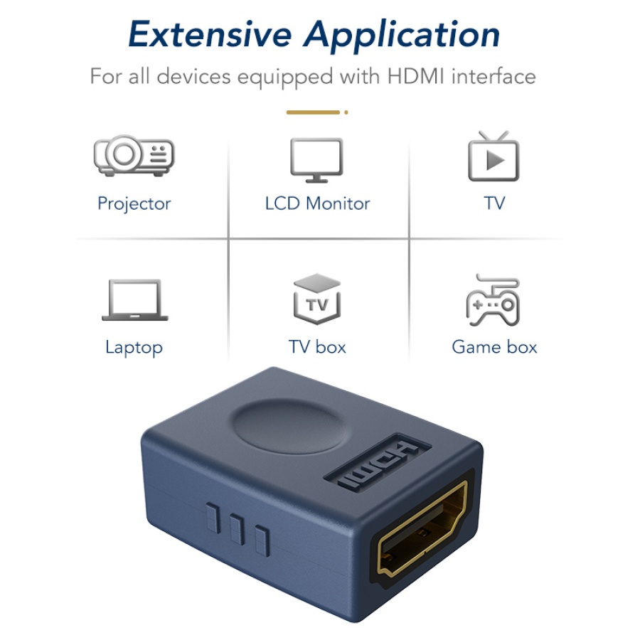 CABLETIME αντάπτορας HDMI HA01, 4K/60Hz, μπλε - Image 4