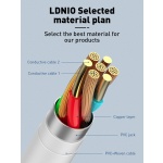 LDNIO καλώδιο Lightning σε USB-C LC611I, 30W PD, 1m, πράσινο - Image 4