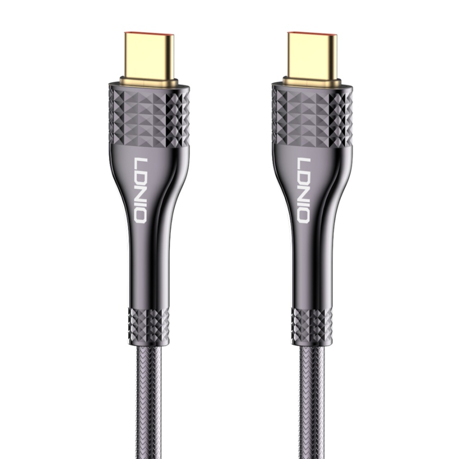 LDNIO καλώδιο USB-C σε USB-C LC651C, 65W, 1m, γκρι