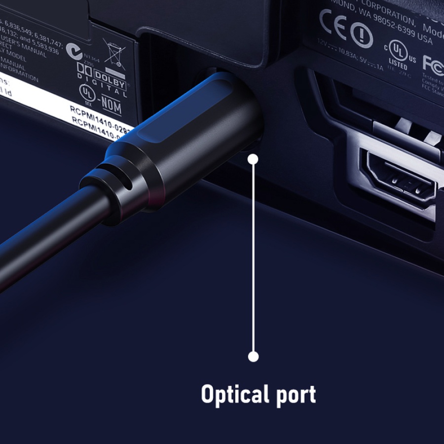 CABLETIME καλώδιο ήχου Toslink CT-AV380-H035, 2m, μαύρο - Image 2