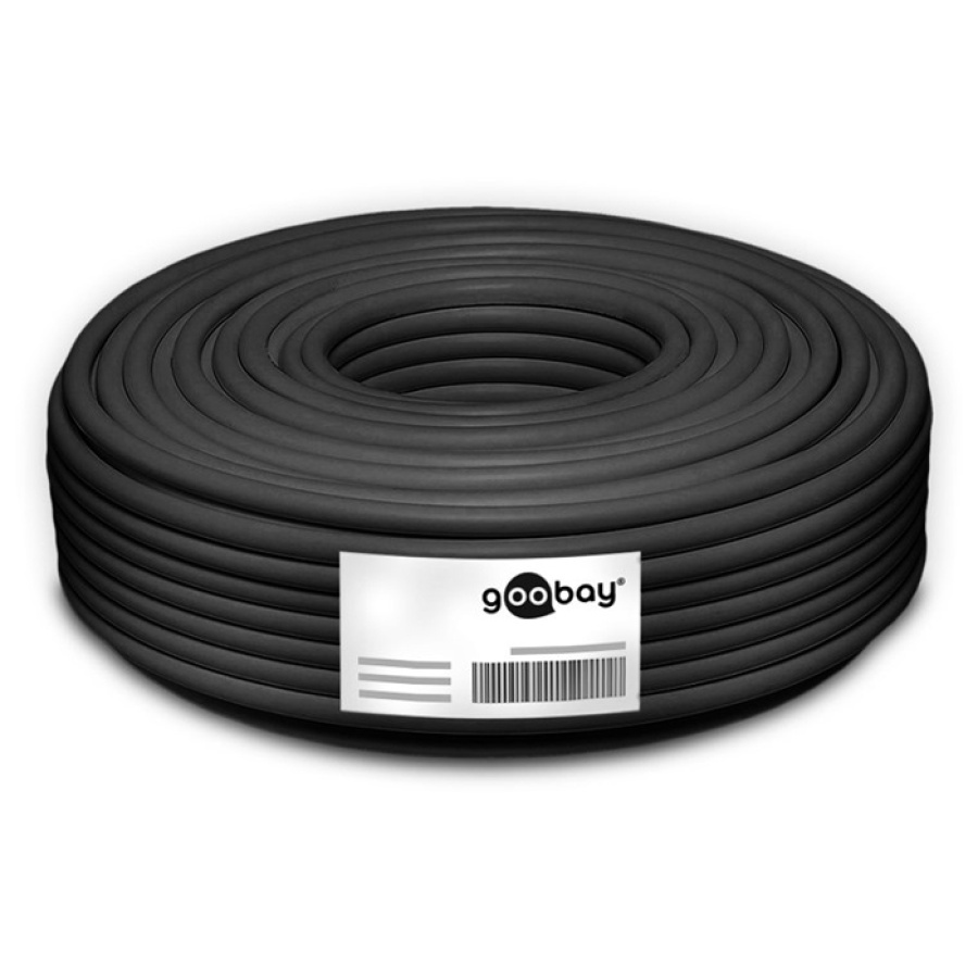 GOOBAY καλώδιο δικτύου 53867, CAT 7 S/FTP, Copper, 50m, μαύρο - Image 2