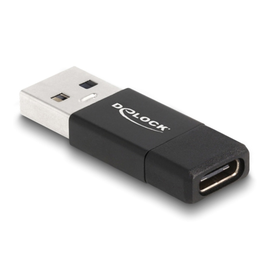 DELOCK αντάπτορας USB 3.2 Gen 2 σε USB-C 60001, 10Gbps, μαύρος - Image 2