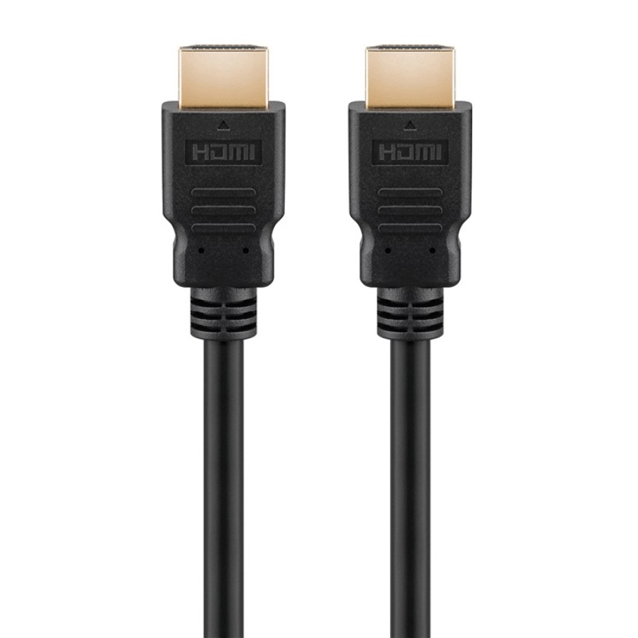 GOOBAY καλώδιο HDMI 60619 με Ethernet, 4K/60Hz, 18 Gbps, 0.5m, μαύρο - Image 5