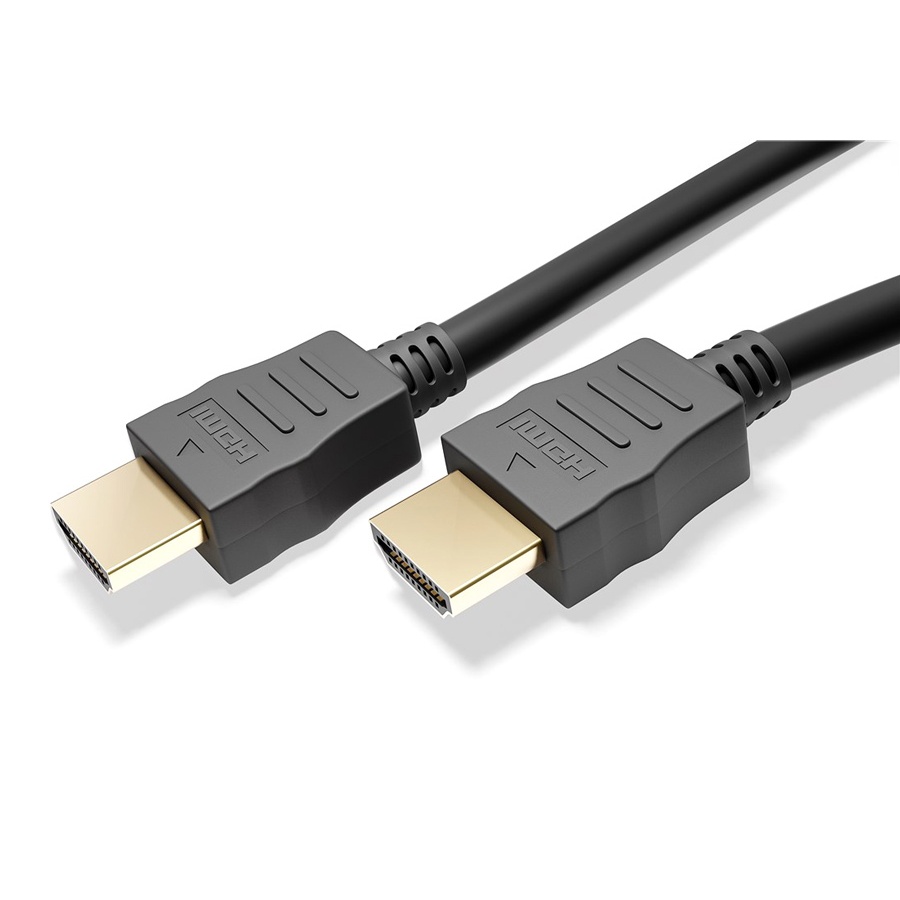 GOOBAY καλώδιο HDMI 2.0 60620 με Ethernet, 4K/60Hz, 18 Gbps, 1m, μαύρο