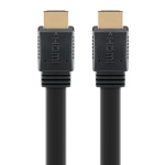 GOOBAY καλώδιο HDMI 2.0 61280, Ethernet flat, 4K/60Hz 18 Gbps, 3m, μαύρο - Image 4
