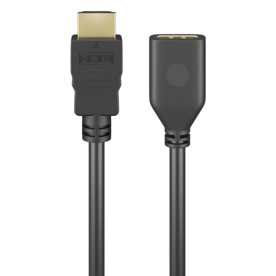 GOOBAY καλώδιο προέκτασης HDMI 61309 Ethernet, 4K/60Hz 18Gbps, 2m, μαύρο - Image 2