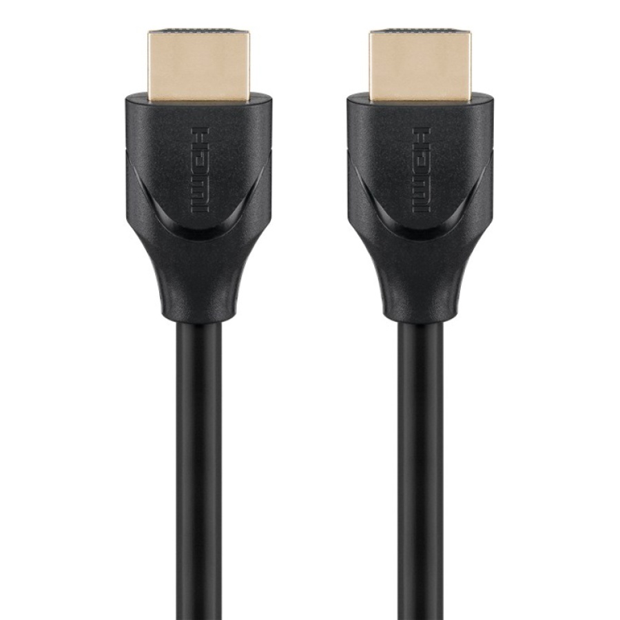 GOOBAY καλώδιο HDMI 2.1 61637, Ethernet ARC 8K/60Hz 48 Gbps, 0.5m, μαύρο - Image 3