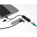 DELOCK docking station 64149, 4 θυρών, USB & USB-C σύνδεση, μαύρο - Image 2