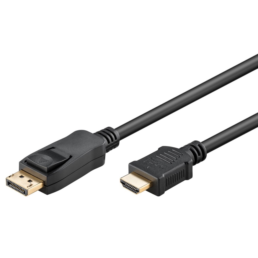 GOOBAY καλώδιο DisplayPort σε HDMI 64837, 4K/30Hz, 3m, μαύρο