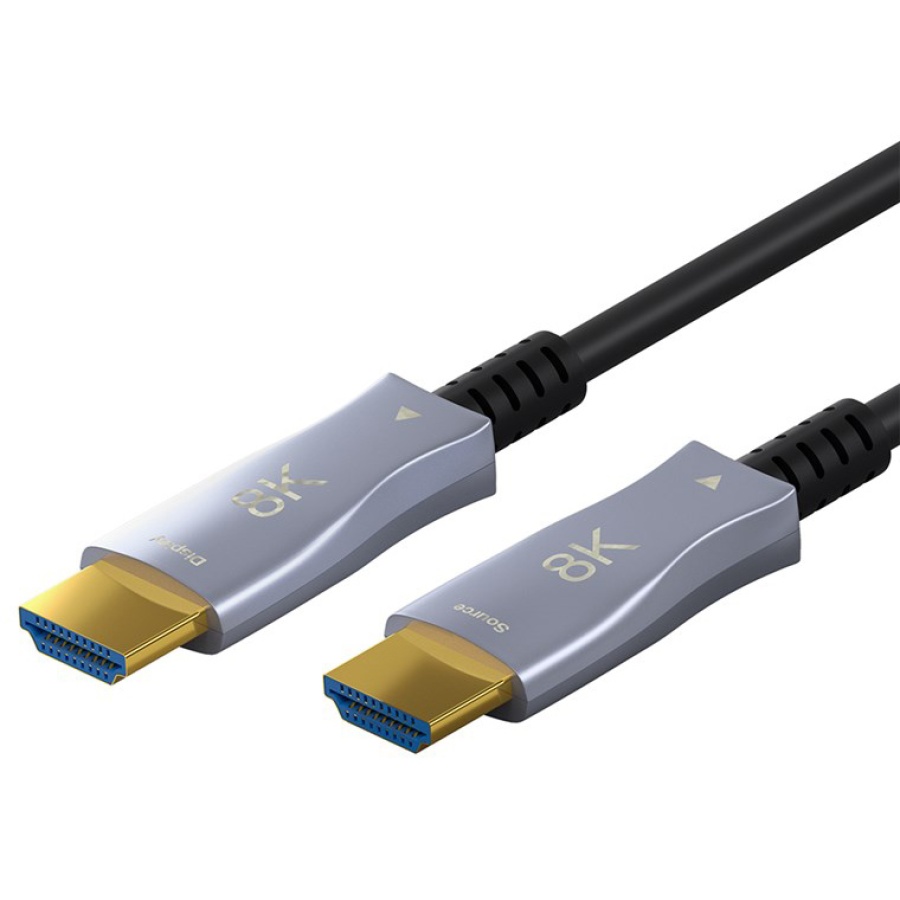 GOOBAY καλώδιο HDMI 2.1 65559 με Ethernet, 8K/60Hz, 48 Gbps, 20m, μαύρο