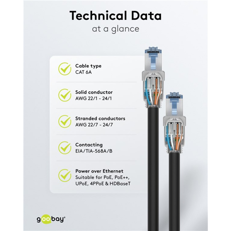 GOOBAY βύσμα RJ45 65939, CAT 6A STP, tool-free, ασημί - Image 9