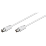 GOOBAY καλώδιο κεραίας αρσενικό 68149, <70dB, CCS, 5m, λευκό - Image 2