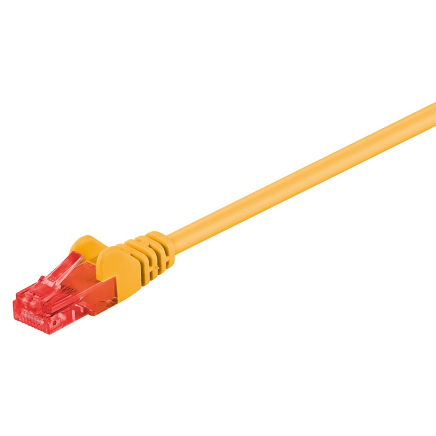 GΟOBAY καλώδιο δικτύου 68408, CAT 6 U/UTP, CCA, PVC, 3m, κίτρινο