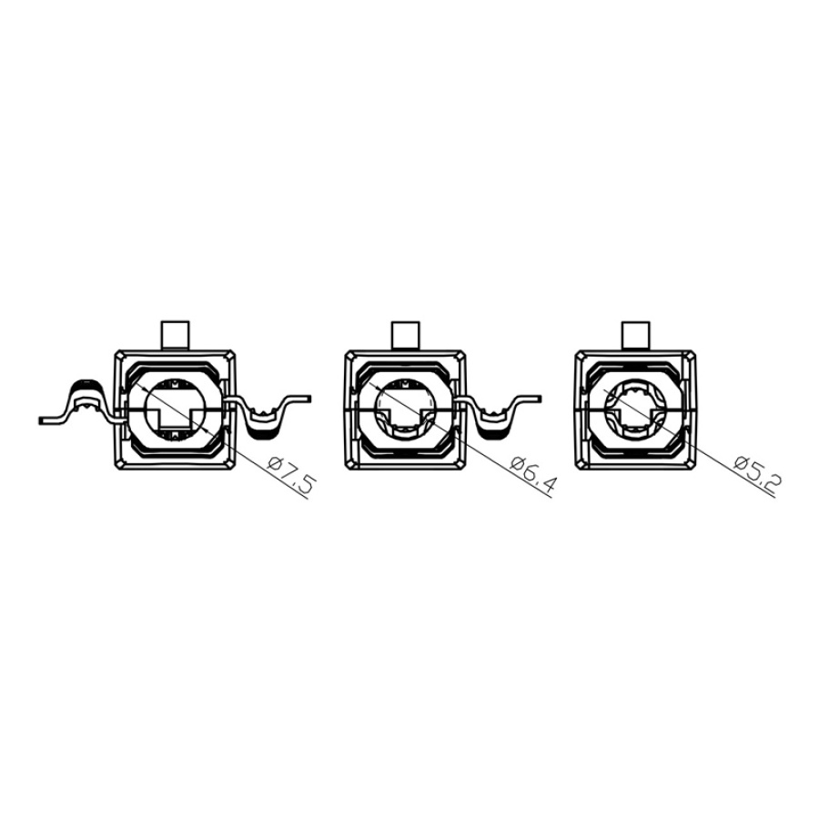 GOOBAY βύσμα RJ45 CAT 5e UTP 68859, tool-free, λευκό - Image 3