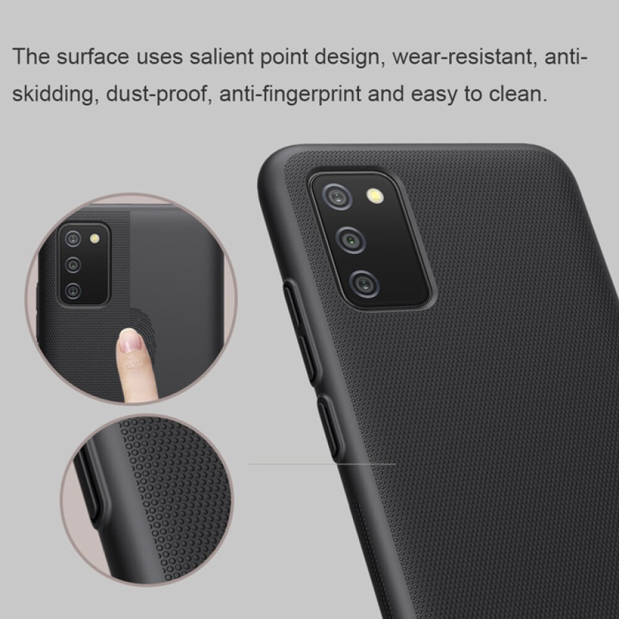 NILLKIN θήκη Super Frosted Shield για Samsung A025G/M/F/A02s, μαύρη - Image 2