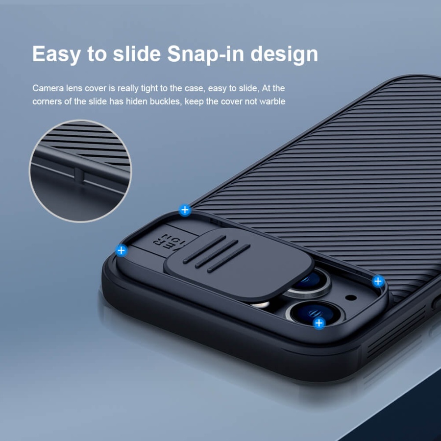 NILLKIN θήκη CamShield Pro Magnetic για iPhone 14, μαύρη - Image 3