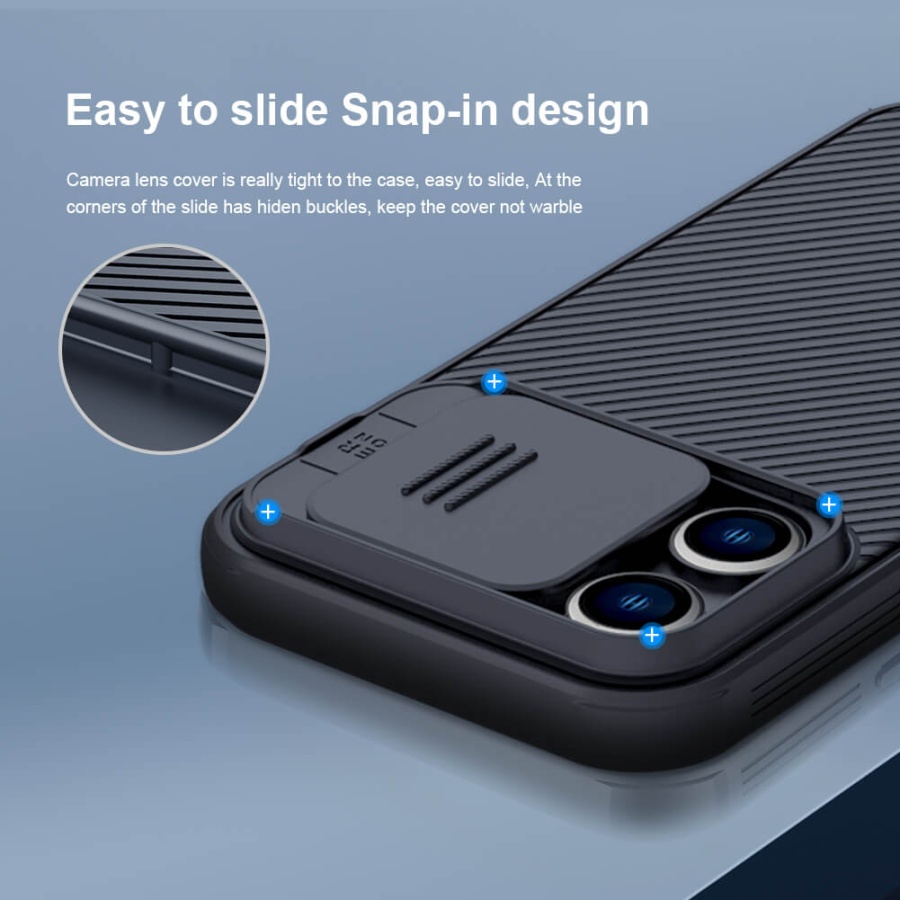 NILLKIN θήκη CamShield Pro Magnetic για iPhone 14 Pro, μαύρη - Image 3