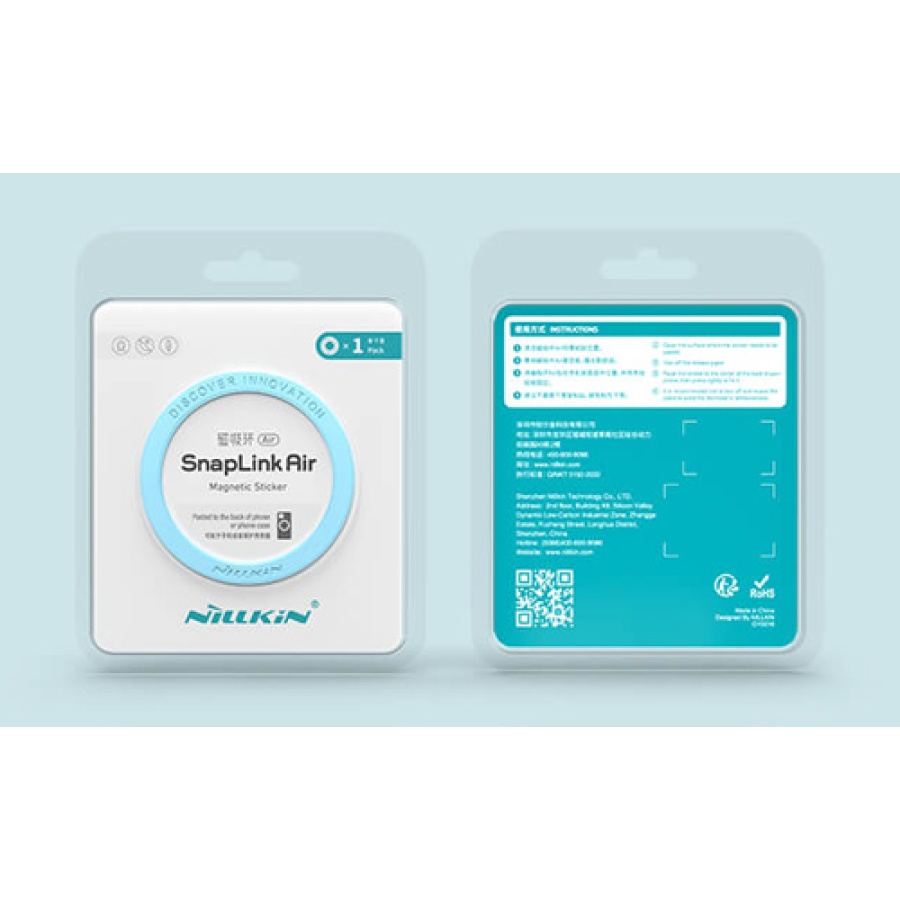 NILLKIN μαγνητικό ring SnapLink Air για smartphone, μπλε - Image 4
