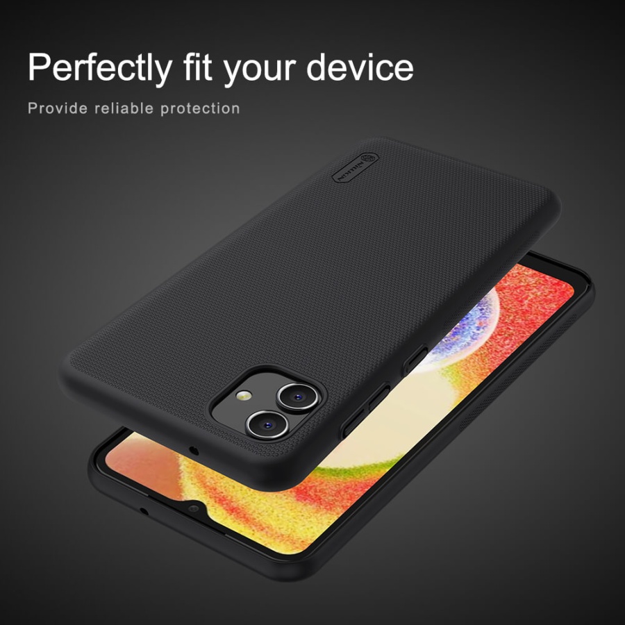 NILLKIN θήκη Super Frosted Shield για Samsung A04, μαύρη - Image 3