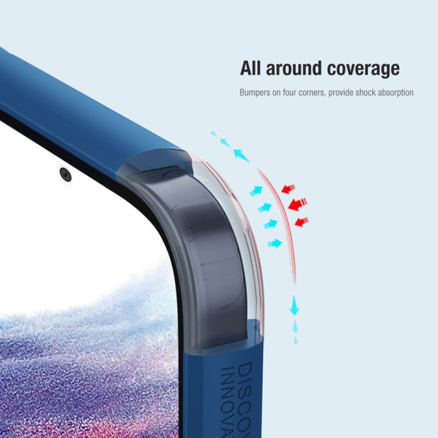 NILLKIN θήκη Super Frosted Shield Pro για Samsung Galaxy A54 5G, μπλε - Image 2