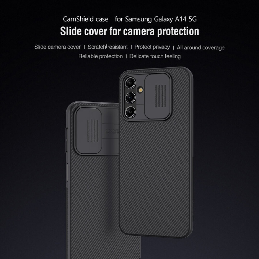 NILLKIN θήκη CamShield για Samsung Galaxy A14 5G, μαύρη - Image 2